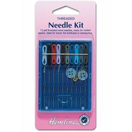 Pre-Threaded Needle Kit For Instant Repairs