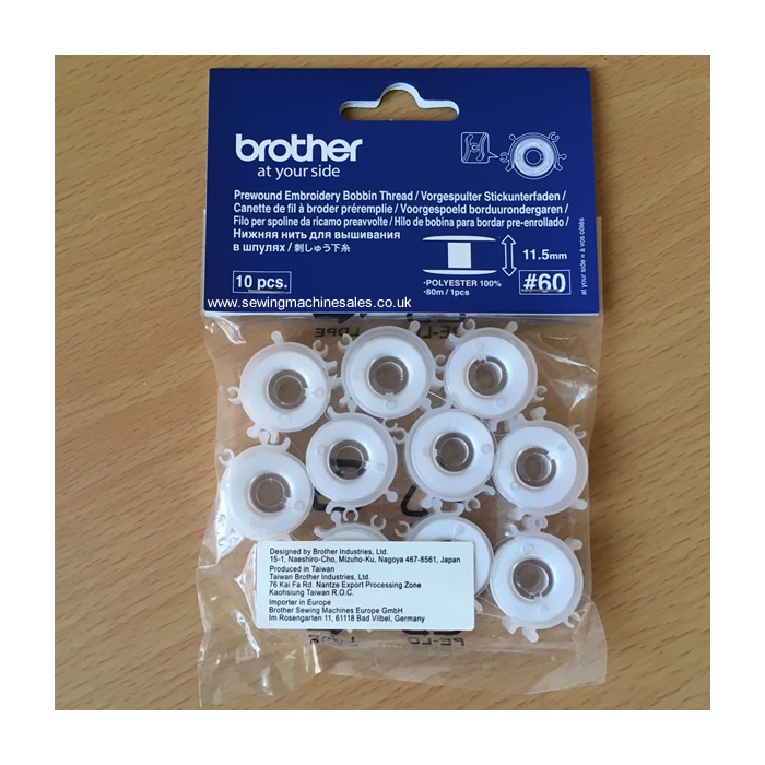 10 Prewound bobbins for Brother Combination Embroidery ...