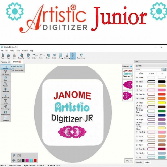 how much is janome artistic digitizer